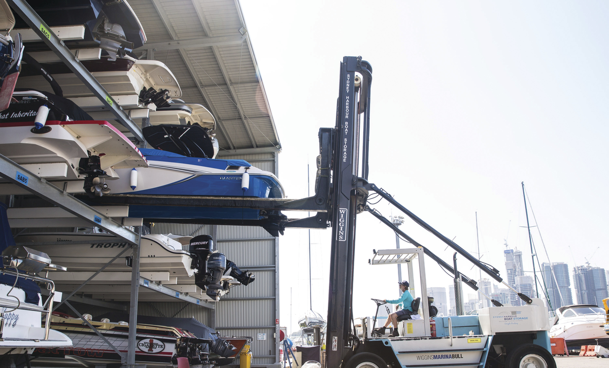 Boat storage High and dry in Sydney Fishing World Australia
